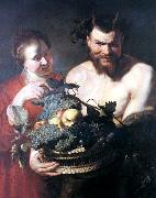 Peter Paul Rubens Faun and a young woman USA oil painting artist